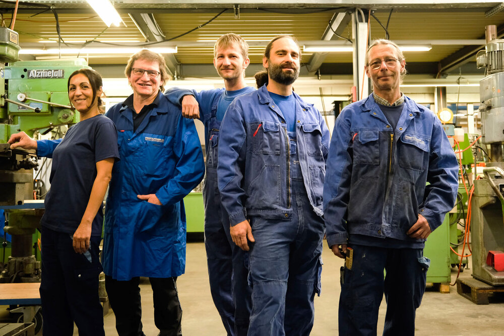 Team Mechanische Bearbeitung.